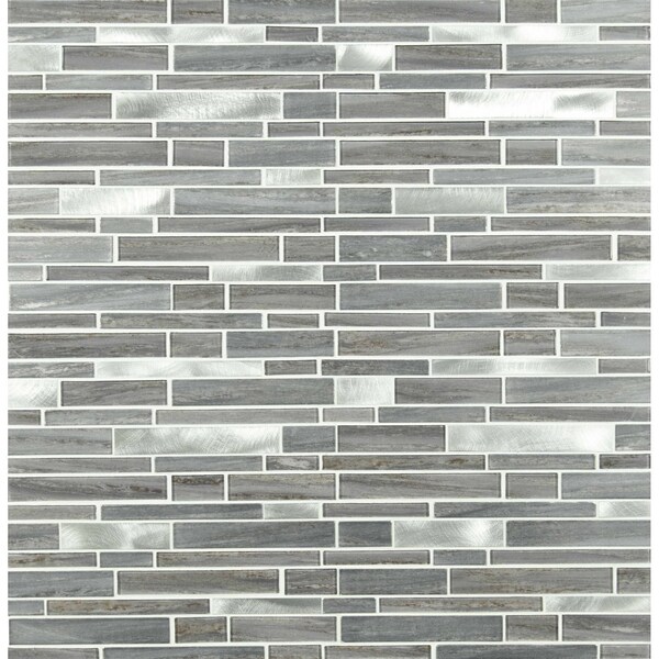 Bimini Interlocking SAMPLE Textured Multi-Surface Mesh-Mounted Mosaic Tile